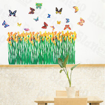 Flying Butterflies 3 - X-Large Wall Decals Stickers Appliques Home Decor - £8.70 GBP