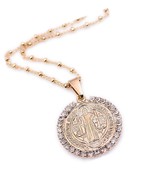 18K Gold Plated Saint Benedict Pendant for - £69.10 GBP