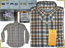 Etro Camisa Hombre Made In Italy Talla M !A Precio De Saldo¡ ET04 T1G - £70.03 GBP