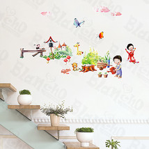 Plant Fun-1 - Wall Decals Stickers Appliques Home Decor - £5.08 GBP