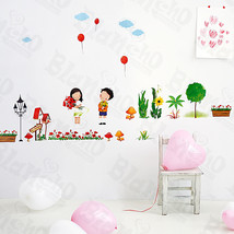 Plant Fun-2 - Wall Decals Stickers Appliques Home Decor - £5.08 GBP