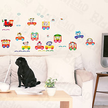 Chu Chu Train-2 - Wall Decals Stickers Appliques Home Decor - £5.13 GBP