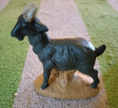 Antique Putz bisque Goat figure Germany barnyard farm country home folk art camp - £13.20 GBP