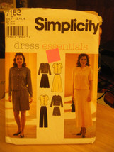 Simplicity 7182 Misses Top, Skirt, Pants & Shorts Pattern - Size 12 Bust 34 - £5.25 GBP