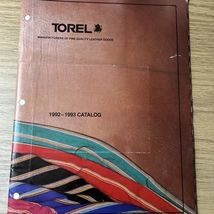 TOREL LEATHER CATALOG 1992 -1993, DELUXE RIFLE CASE.  GUNSLINGS, - $17.15 CAD