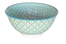 Four (4) ONEMORE ~ Colorful ~ 24 Oz. ~ Durable Ceramic Bowls ~ Stackable (6) - £26.90 GBP