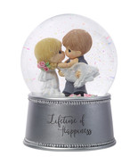 Precious Moments Lifetime Of Happiness Musical Snow Globe - £40.63 GBP