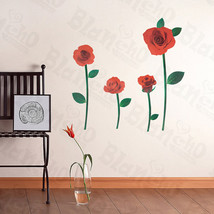 Romantic Rose - Wall Decals Stickers Appliques Home Decor - £5.18 GBP