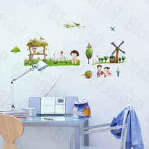 Village 2 - Wall Decals Stickers Appliques Home Decor - £5.09 GBP