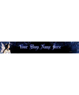 Web Banner Blue Fairy Fantasy Custom Designed  98a - £5.59 GBP