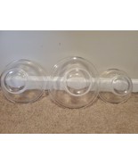 Vintage Pyrex Corningware 3 Piece Set - 2.5L, 1.5L, 1L Clear Color - $36.91 CAD