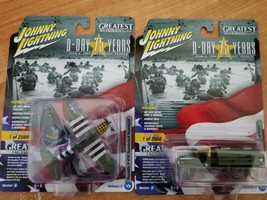 Set of Two Johnny Lightning Greatest Generation D-Day 75 Years : Limited Edition - $16.00