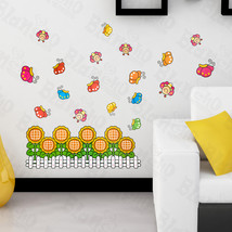 Sunflowers &amp; Bees - Large Wall Decals Stickers Appliques Home Decor - £6.36 GBP