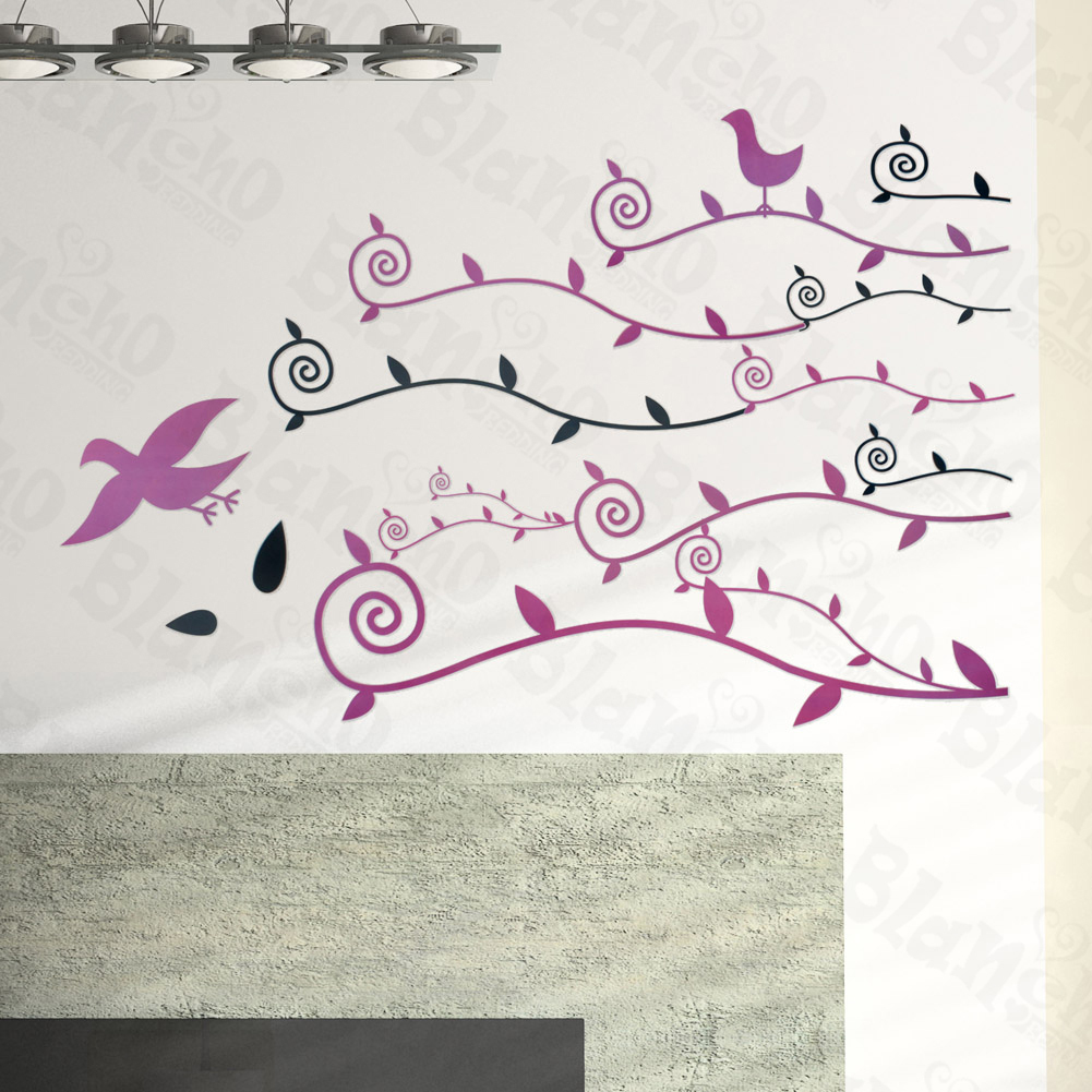 Willow & Swallow - Large Wall Decals Stickers Appliques Home Decor