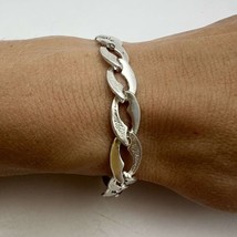 Vintage Sterling Silver 925 Men&#39;s Women&#39;s Jewelry Chain Bracelet Signed ... - $60.00