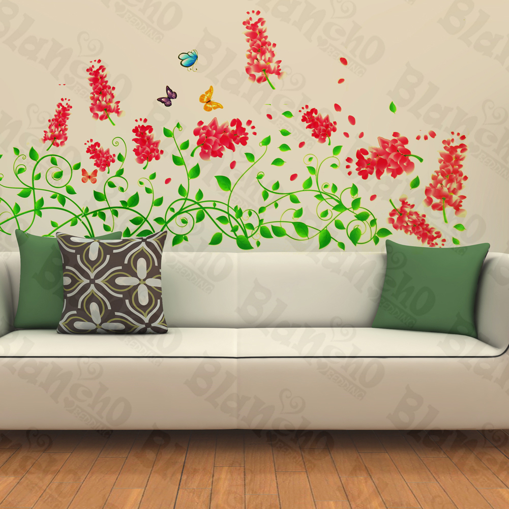 Vivid Spring Flowerlet - Wall Decals Stickers Appliques Home D?cor