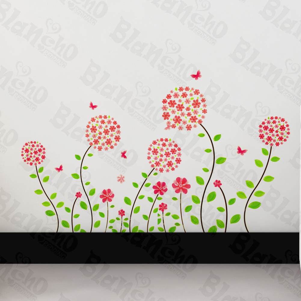 Flowers Wonderland - Wall Decals Stickers Appliques Home D?cor