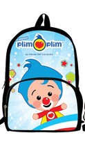 3pcs Mochila Plim Plim Birthday Print Backpack for Boys Girls School Bags Kids W - £59.48 GBP