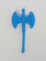 MOTU Castle Grayskull Battle Axe Vintage Blue Weapons Pak Accessory Part 1983 - £1.44 GBP