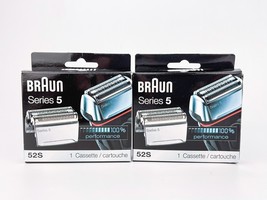 Braun Series 5 52S Electric Shaver Head Replacement Cassette New Sealed Lot Of 2 - £32.90 GBP