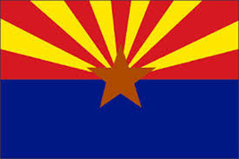 ARIZONA STATE 3 X 5 FLAG items sign merchandise banner USA western states flags - $2.84