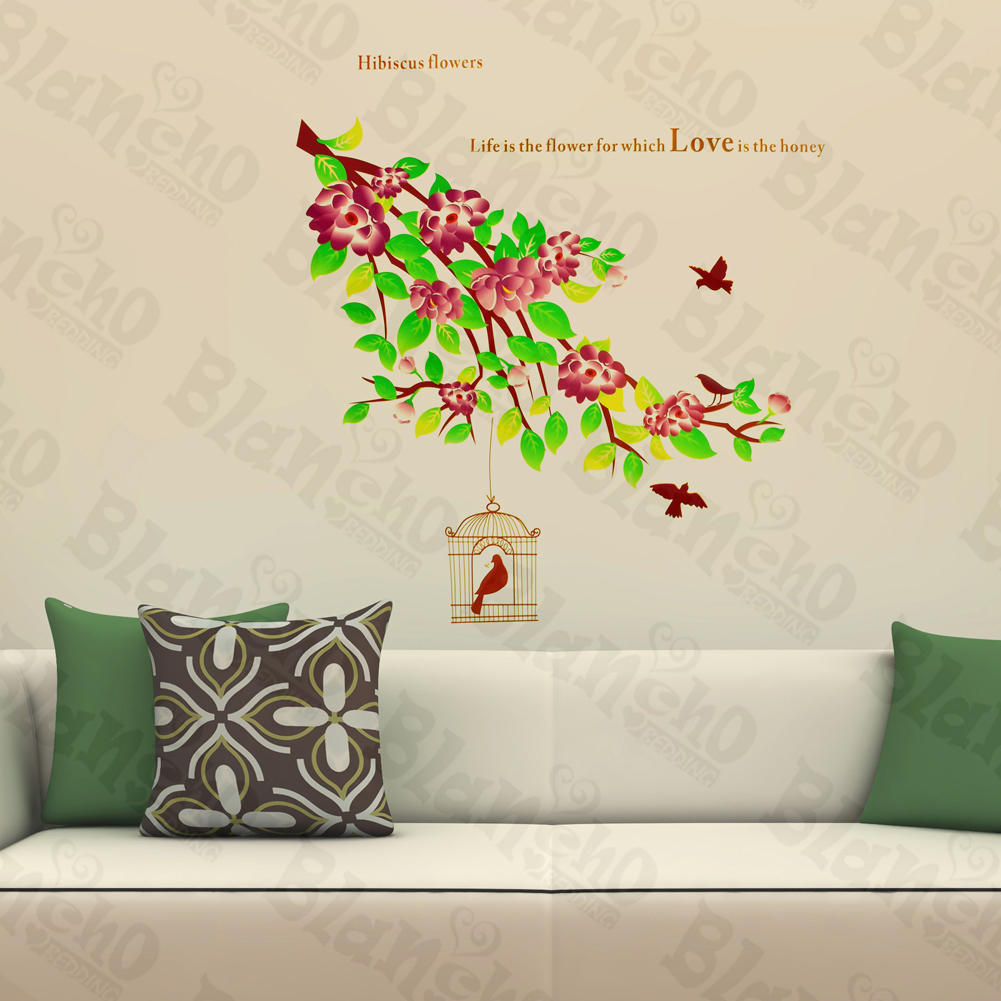 Elegant Floral - Wall Decals Stickers Appliques Home D?cor