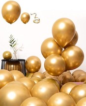 80 Pcs Gold Balloons 12x5in - £19.04 GBP