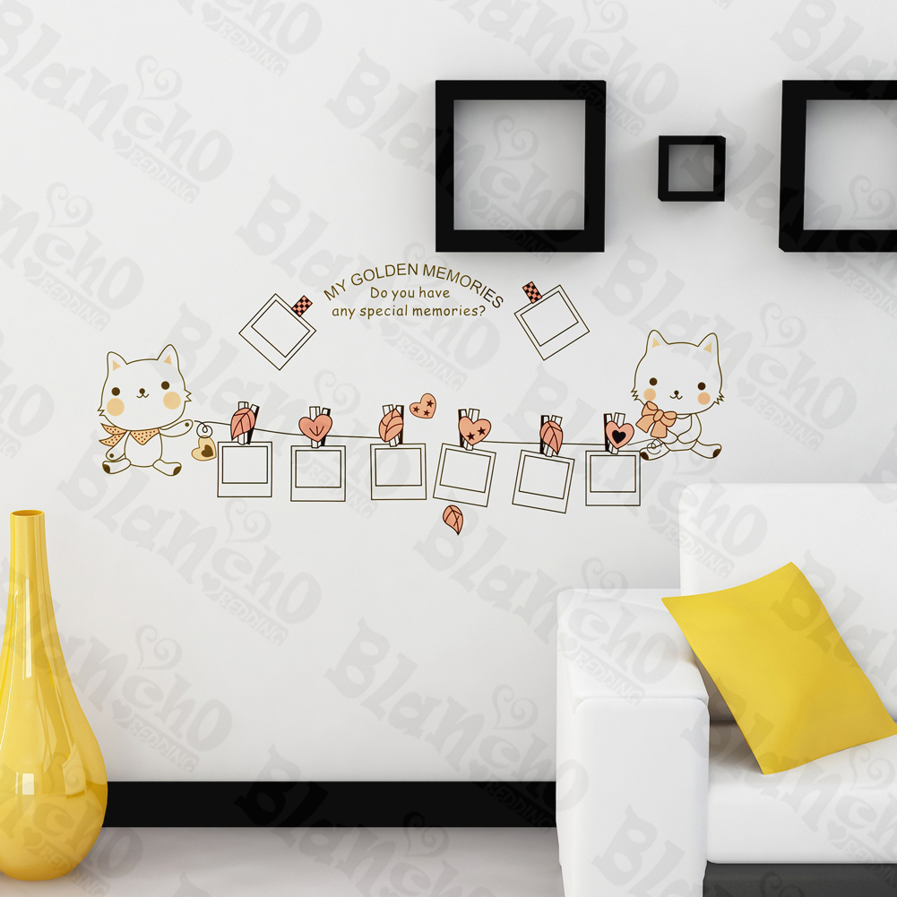 Little Cute Cat - Wall Decals Stickers Appliques Home D?cor
