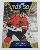 2019 - 20 Kirby Dach Upper Deck Allure Top 50 Nhl Hockey Card # T50-2 Blackhawks - £3.98 GBP
