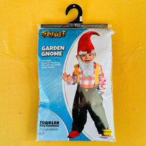 New Spirit Halloween Toddler Garden Gnome Dwarf Costume size 2T - £18.21 GBP
