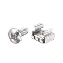 uxcell Rack Screws, M6x12mm Screws and Cage Nuts 20Set for Server Shelf ... - £15.75 GBP
