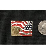 Olympic 1996 Atlanta Games Hat/Lapel Pin w/ EAGLE AND AMERICAN FLAG - $20.30 CAD