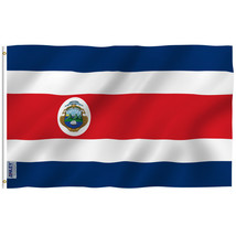 Anley Fly Breeze 3x5 Feet Costa Rica Flag - The Republic of Costa Rica Flags - £6.36 GBP
