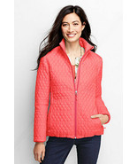 Lands End Women&#39;s PrimaLoft Packable Jacket Sunwashed Melon New - $953.53 MXN