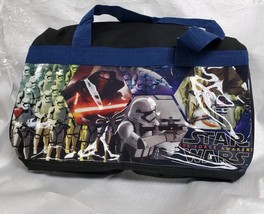 Star Wars The Force Awakens Polyester Overnight Duffle Bag 16"X 11" Blue/Black image 2
