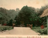 Vtg Postcard 1910s Japan Nagasaki Okawa Bridge Mogi Bard Tinted Unused - £11.18 GBP