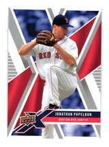 2008 Upper Deck X #14 Jonathan Papelbon Boston Red Sox - $1.00