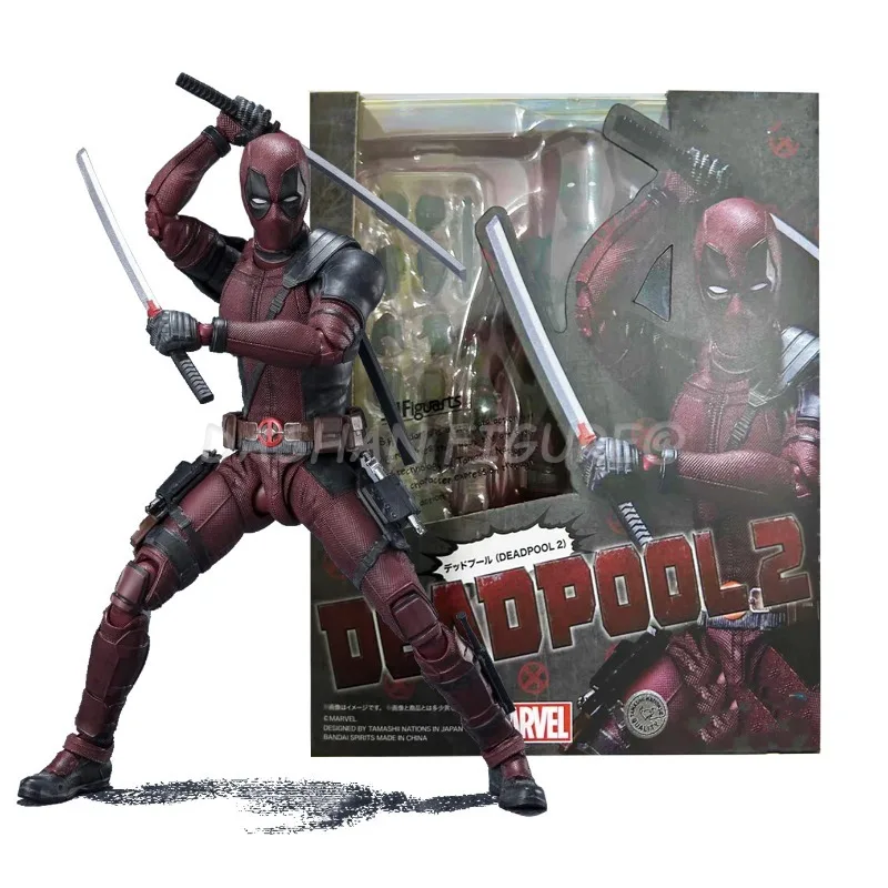 16cm SHF Deadpool 2 Action Figure PVC Superhero Collection Doll Movable Marvel - £30.63 GBP+