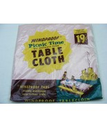 Vintage Windproof Picnic Time Table Cloth New In Package 7 Ft Straubel P... - €30,63 EUR