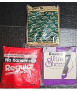 Vintage Silkies Pantyhose No Nonsense &amp; Ultra Sheer Pantyhose Lot Of 3 - $293.46 MXN