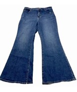 Abercrombie &amp; Fitch The Flare Ultra High Rise Jeans Size 33/16 Curve Love - $29.39