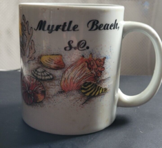 Coffee Mug Myrtle Beach South Carolina Seashells Ocean Beach Vacation So... - $186.21 MXN