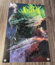 6 SIGNATURES GODZILLA #3 TRISTAN JONES COVER B NYCC EXCLUSIVE POSTER PRI... - $74.25