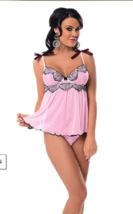 ESCANTE WOMEN'S SHORTY PINK BABYDOLL  S-M - $16.99