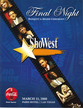 2008 SHOWEST Final Night Awards Program - £7.94 GBP