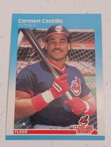 Carmen Castillo Cleveland Indians 1987 Fleer Card #250 - £0.77 GBP