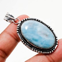 Blue Opal Gemstone Handmade Fashion Ethnic Gifted Pendant Jewelry 2.10&quot; SA 9416 - £3.18 GBP
