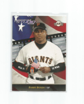 Barry Bonds (San Francisco Giants) 2002 Donruss Studio Card #74 - £3.92 GBP
