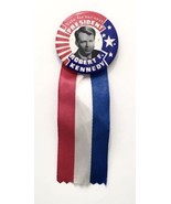 Vote For Our Next President Robert F. Kennedy Button Pin &amp; Ribbon 1968 - £39.50 GBP