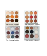 NEW Duped Cosmetics 9 Palette Eye Shadow Bronze Burgundy Holiday or Smoky